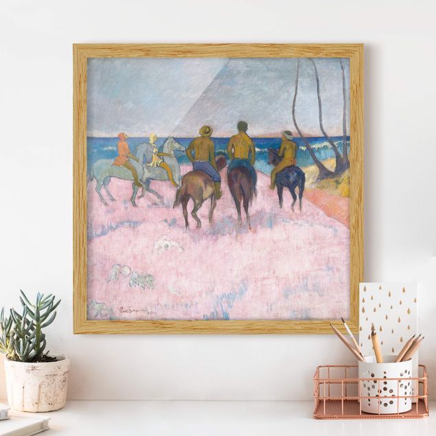 Konststilar Impressionism Paul Gauguin - Riders On The Beach