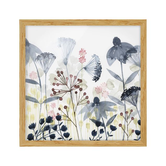 Tavlor blommor  Wildflower Watercolour I