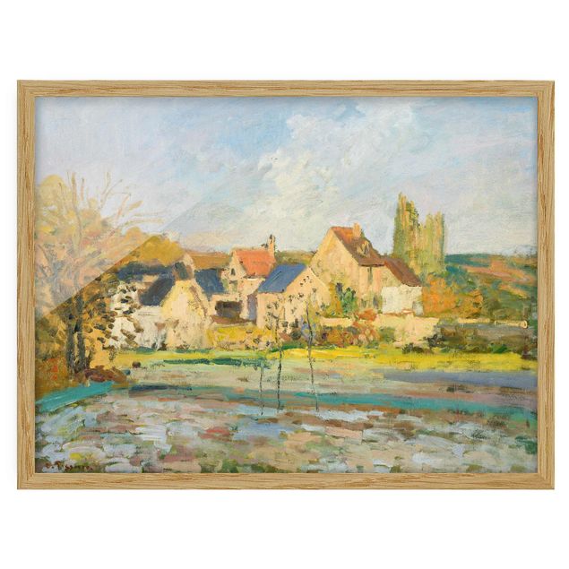 Konststilar Pointillism Camille Pissarro - Landscape Near Pontoise