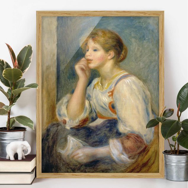 Kök dekoration Auguste Renoir - Woman with a Letter