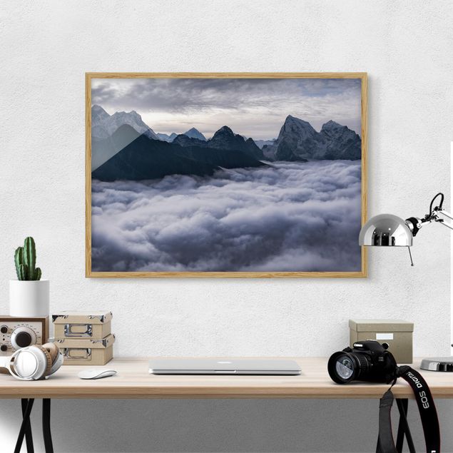 Kök dekoration Sea Of ​​Clouds In The Himalayas
