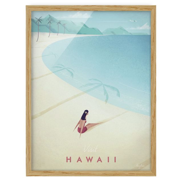 Tavlor landskap Travel Poster - Hawaii
