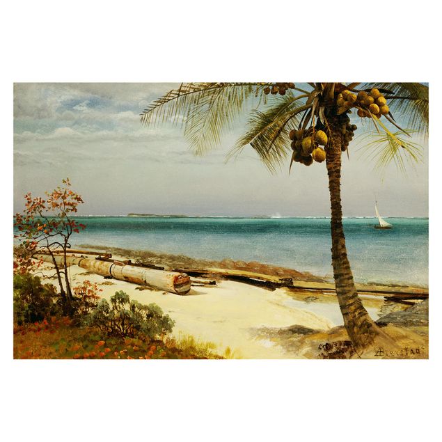 Fototapeter landskap Albert Bierstadt - Tropical Coast