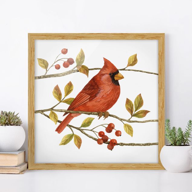 Kök dekoration Birds And Berries - Northern Cardinal
