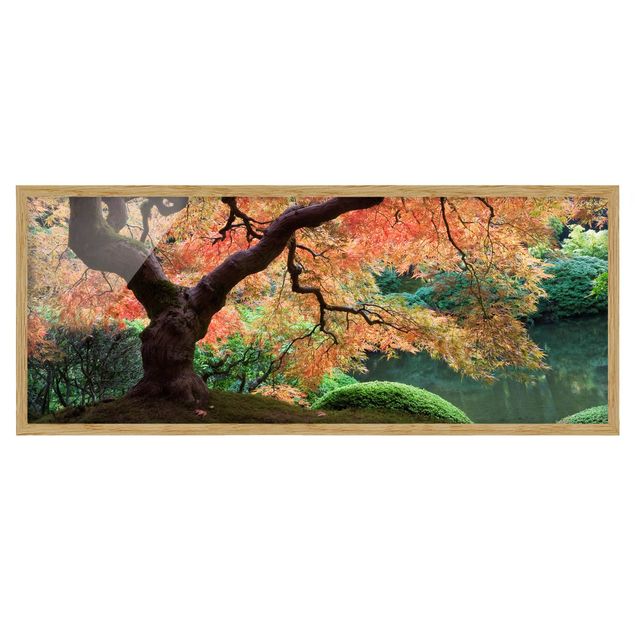 Tavlor med ram landskap Japanese Garden