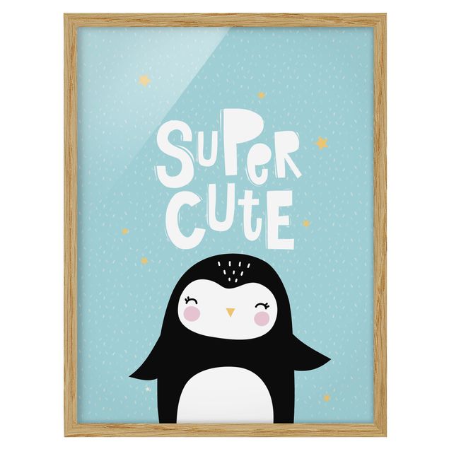 Tavlor ordspråk Super Cute Penguin