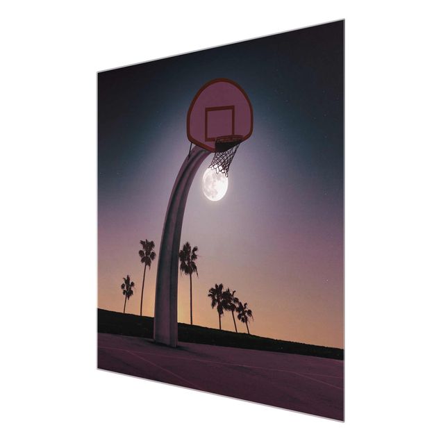Tavlor Jonas Loose Basketball With Moon