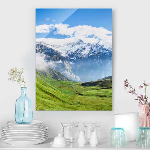 Kök dekoration Swiss Alpine Panorama