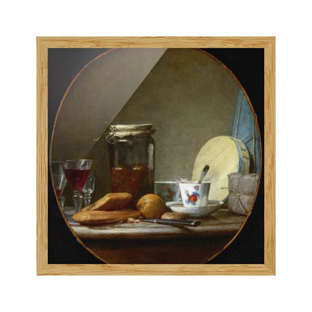 Konststilar Jean-Baptiste Siméon Chardin - Jar of Apricots