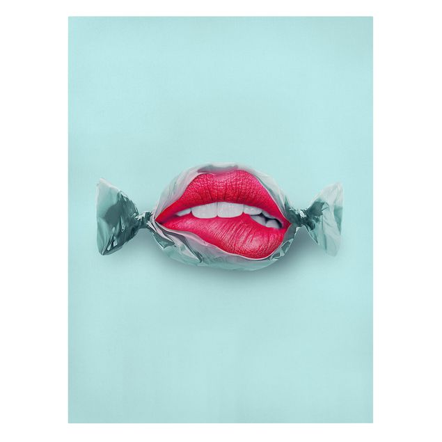 Tavlor turkos Candy With Lips