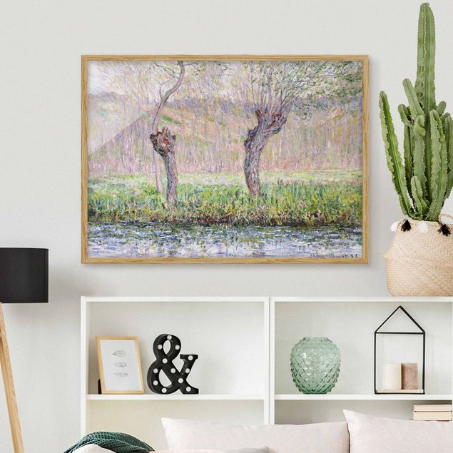Kök dekoration Claude Monet - Willow Trees Spring