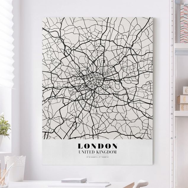 Kök dekoration London City Map - Classic