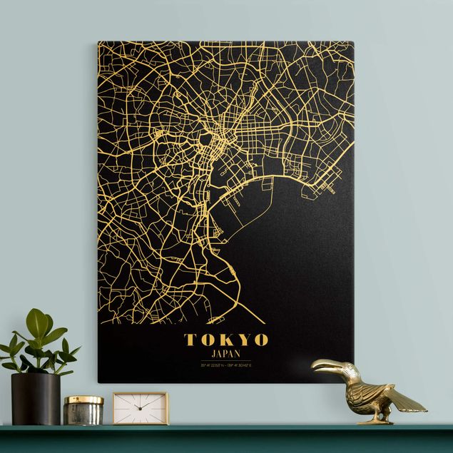 Tavlor Tokyo Tokyo City Map - Classic Black