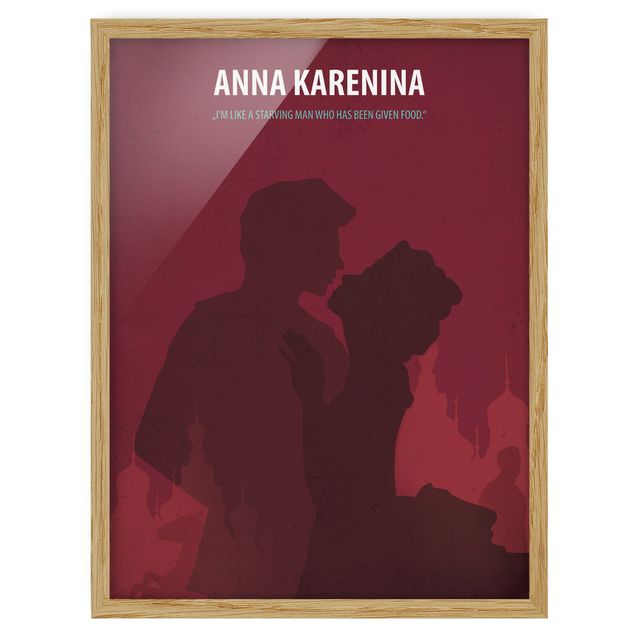 Tavlor konstutskrifter Film Poster Anna Karenina