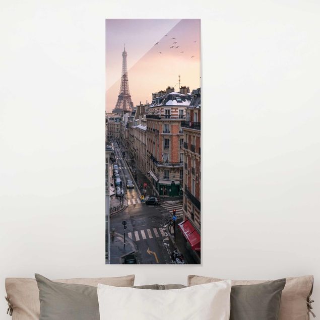 Kök dekoration The Eiffel Tower In The Setting Sun