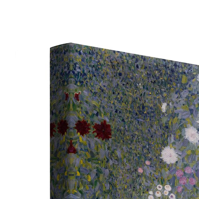 Tavlor blommor  Gustav Klimt - The Green Garden