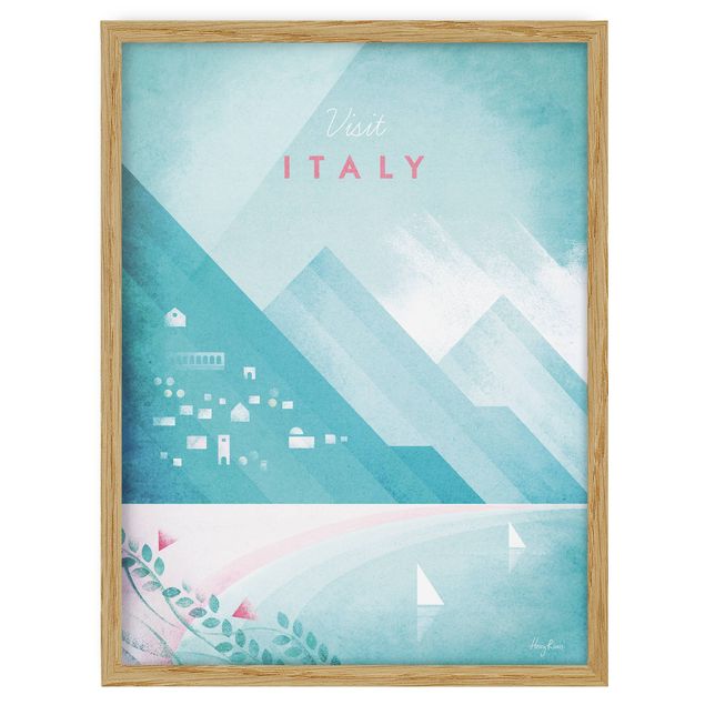 Tavlor bergen Travel Poster - Italy