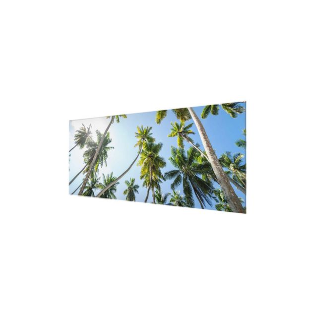 Tavlor grön Palm Tree Canopy