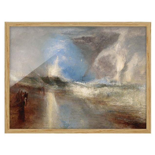Konstutskrifter William Turner - Rockets And Blue Lights (Close At Hand) To Warn Steamboats Of Shoal Water
