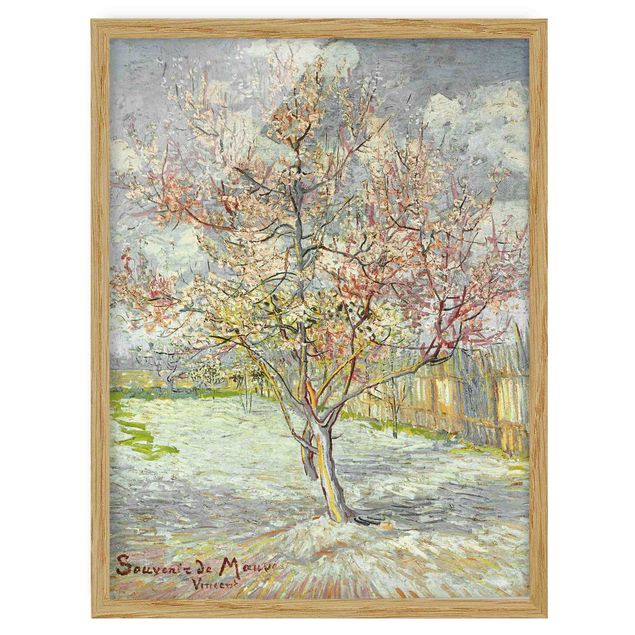 Konststilar Pointillism Vincent van Gogh - Flowering Peach Trees