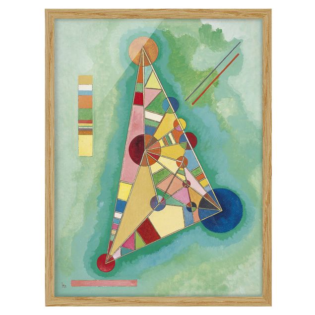 Konstutskrifter Wassily Kandinsky - Variegation in the Triangle