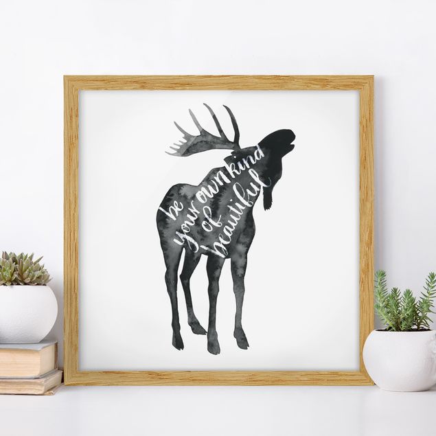 Kök dekoration Animals With Wisdom - Elk