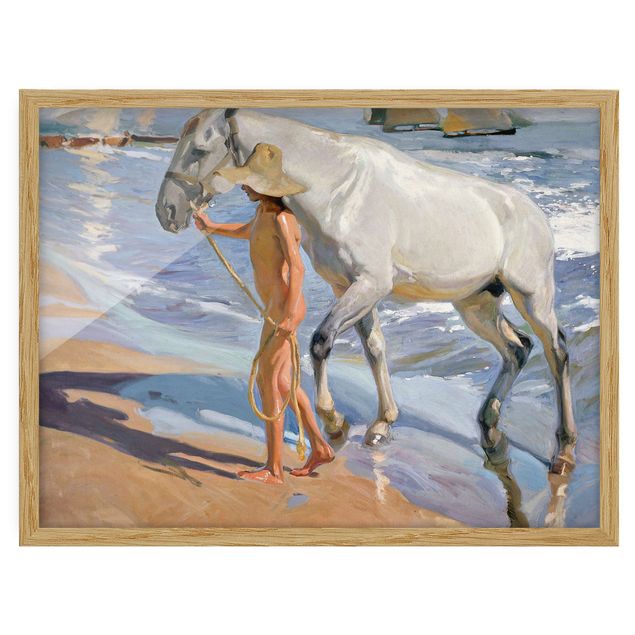 Konstutskrifter Joaquin Sorolla - The Horse’S Bath