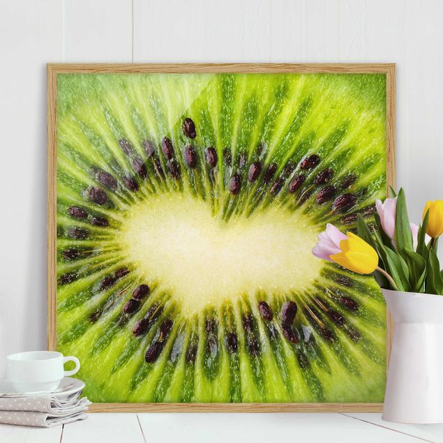 Kök dekoration Kiwi Heart