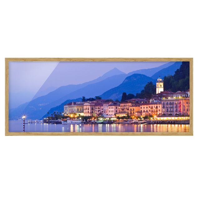 Tavlor landskap Bellagio On Lake Como
