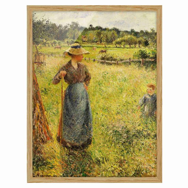Konststilar Pointillism Camille Pissarro - The Haymaker