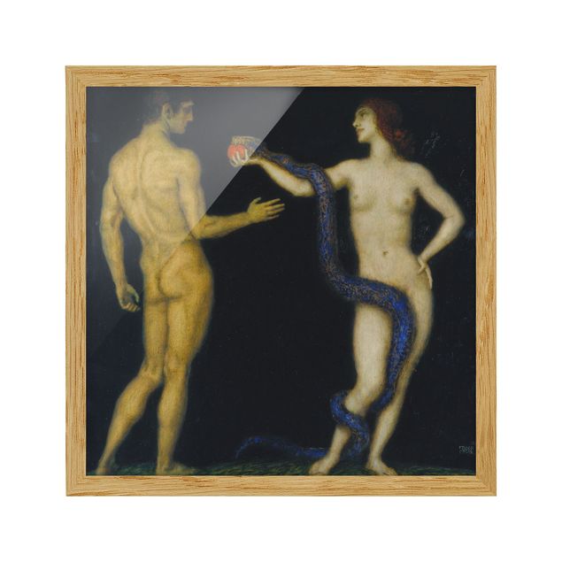 Konstutskrifter Franz von Stuck - Adam and Eve
