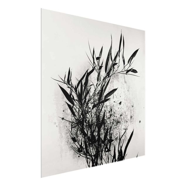 Tavlor landskap Graphical Plant World - Black Bamboo