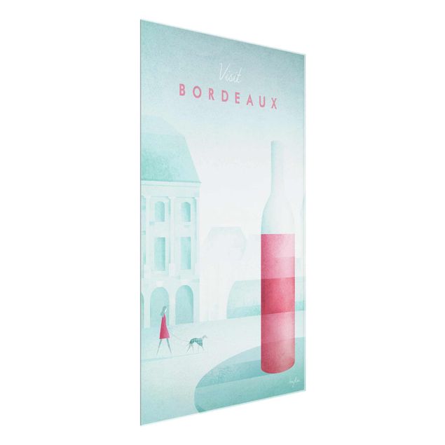 Tavlor konstutskrifter Travel Poster - Bordeaux