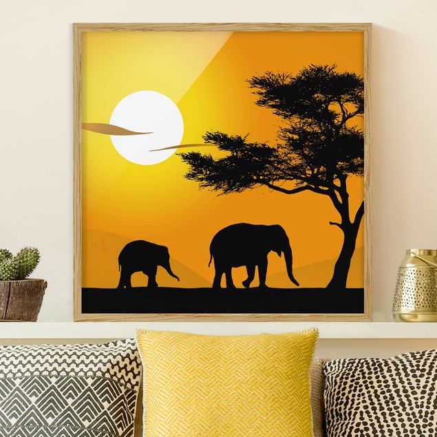 Kök dekoration African Elephant Walk