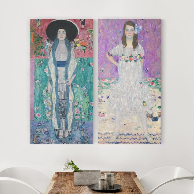 Konststilar Art Deco Gustav Klimt - Adele Bloch-Bauer and Mada Primavesi