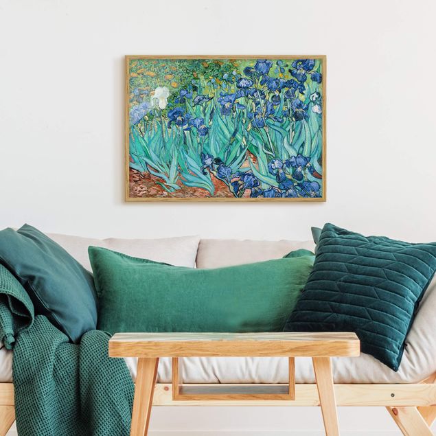 Tavlor med ram konstutskrifter Vincent Van Gogh - Iris