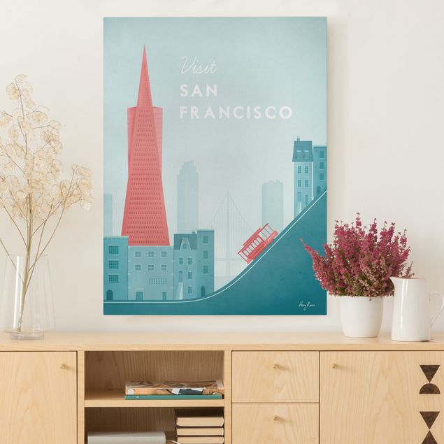 Kök dekoration Travel Poster - San Francisco