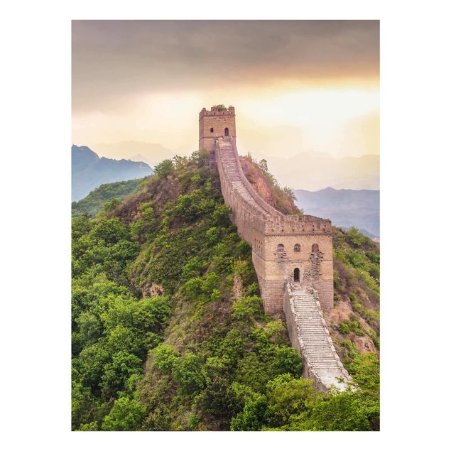Tavlor landskap The Infinite Wall Of China