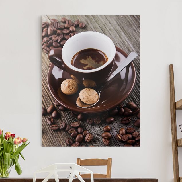 Kök dekoration Coffee Mugs With Coffee Beans