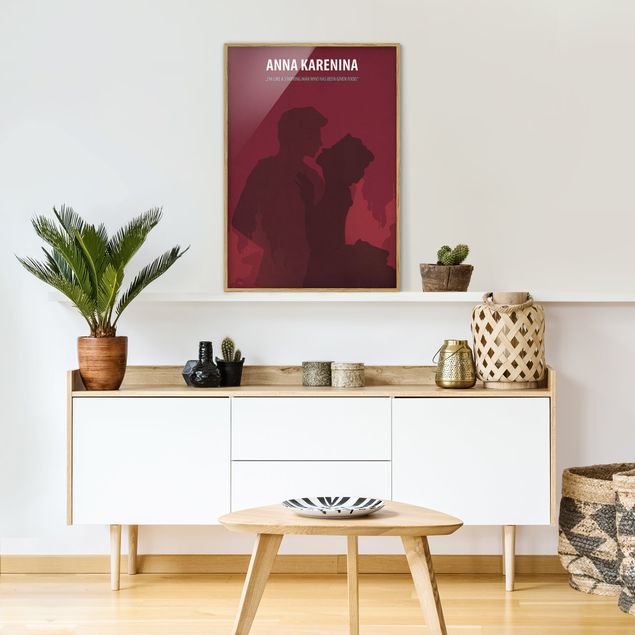 Tavlor med ram abstrakt Film Poster Anna Karenina