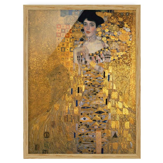 Konstutskrifter Gustav Klimt - Portrait Of Adele Bloch-Bauer I