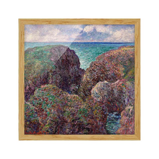 Konstutskrifter Claude Monet - Group of Rocks at Port-Goulphar