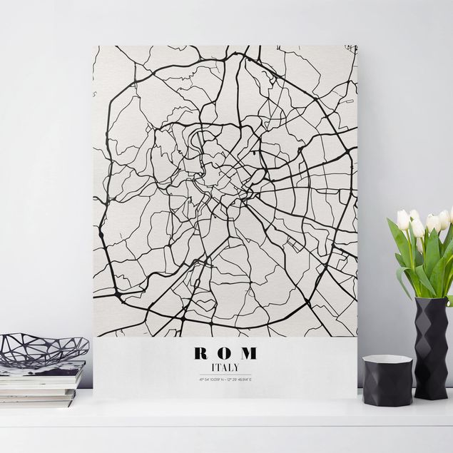 Kök dekoration Rome City Map - Classical