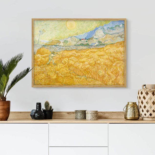 Kök dekoration Vincent Van Gogh - The Harvest, The Grain Field