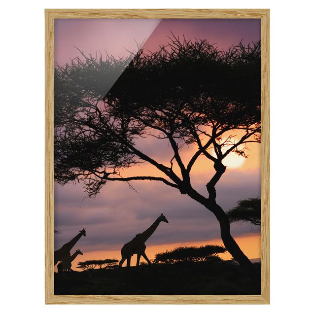 Tavlor landskap African Safari