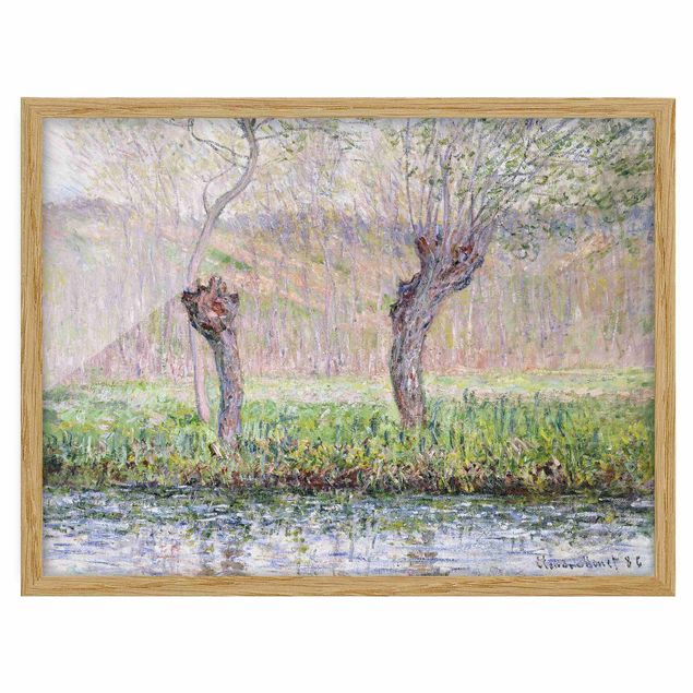 Konstutskrifter Claude Monet - Willow Trees Spring