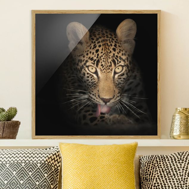 Kök dekoration Resting Leopard