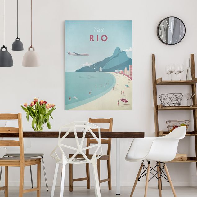 Tavlor landskap Travel Poster - Rio De Janeiro