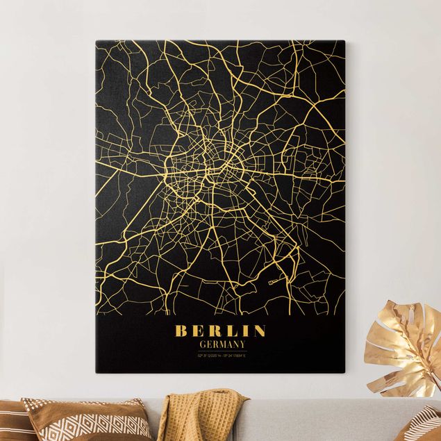 Tavlor Berlin Berlin City Map - Classic Black