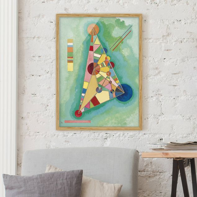 Konststilar Expressionism Wassily Kandinsky - Variegation in the Triangle